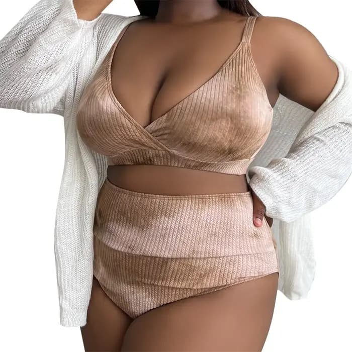 Maillot de bain brésilien grande taille pour femmes