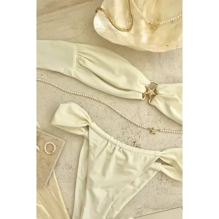 Maillot de bain sexy pour femmes, ensemble deux pièces avec étoile de mer, style brésilien, bikini,