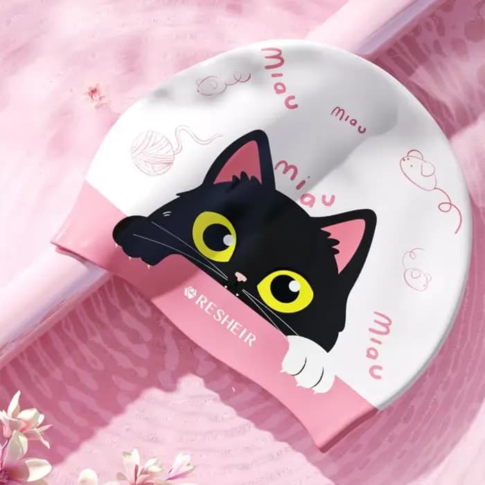 Bonnets de bain de dessin animé, imperméables, imprimés, mignons, pour enfants, garçons et filles, Protection des oreilles, accessoires de piscine