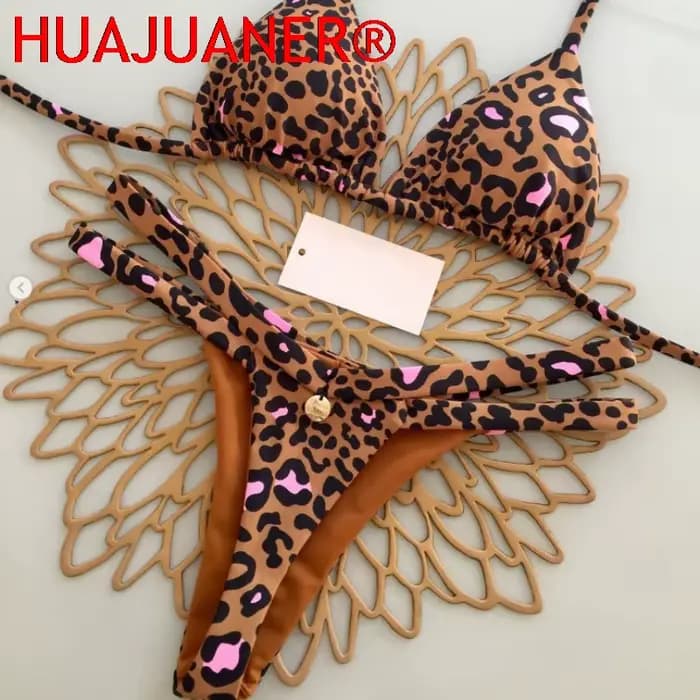 Nouvel ensemble bikini sexy pour femme 2026 – Maillot de bain brésilien string pour vacances à la plage