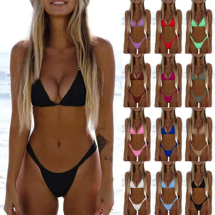 Maillot de bain brésilien triangle pour femmes