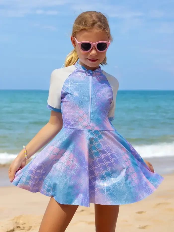 Maillot de bain deux pièces pour filles