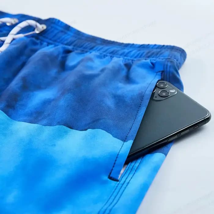 Short de bain à séchage rapide, respirant, avec cordon de serrage et poches, pour le surf, la plage, l'été, short de bain pour homme 5XL, sport aquatique