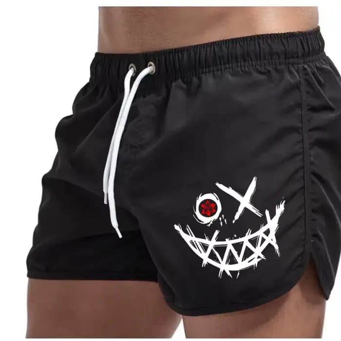 Maillot de bain court respirant et confortable pour hommes, avec cordon de serrage et poche, pour le