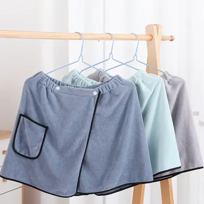 Jupe de bain à séchage rapide pour hommes – Serviette enveloppante en microfibre douce