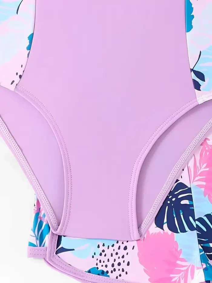 Maillot de bain une pièce avec short pour filles 2026 – Tenue