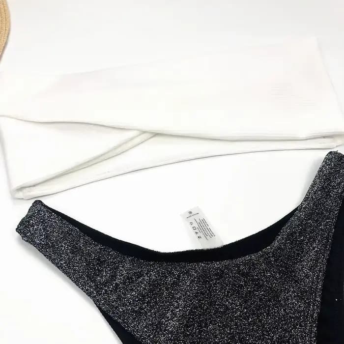 Maillot de bain sexy pour femmes, bikini, ensemble deux pièces, flash, taille basse, vêtements de plage d'été, nouvelle collection 2023