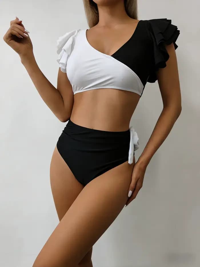 Maillot de bain bikini deux pièces