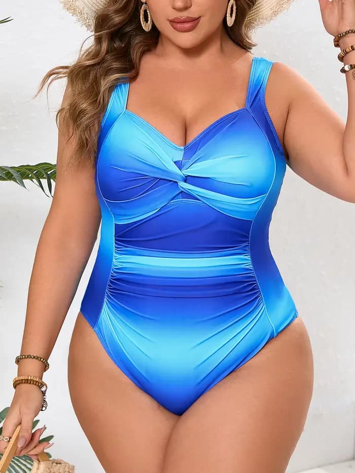 Maillot de bain grande taille 2025 Tankini maillot de bain une pièce grande taille Bikini maillots de bain maillot de bain body Monokini maillot de bain pour femme