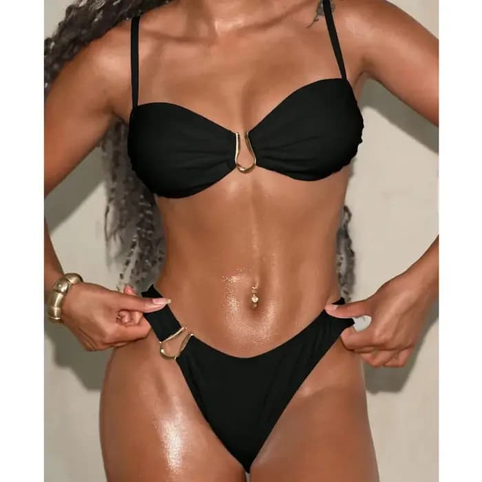 Noir Sexy Bikinis 2026 femmes maillots de bain femme maillot de bain pour maillot de bain maillots de bain brésilien Bikini ensemble maillots de bain piscine baigneur