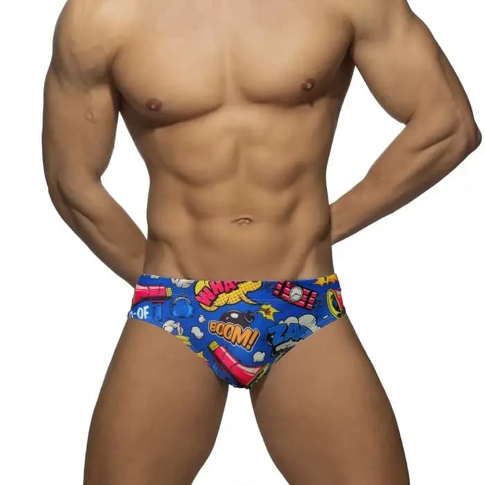 Culotte de bain pour hommes, maillot de bain Sexy, Surf, Bikini, maillot de bain, planche, short de plage, avec cordon de serrage, séchage rapide