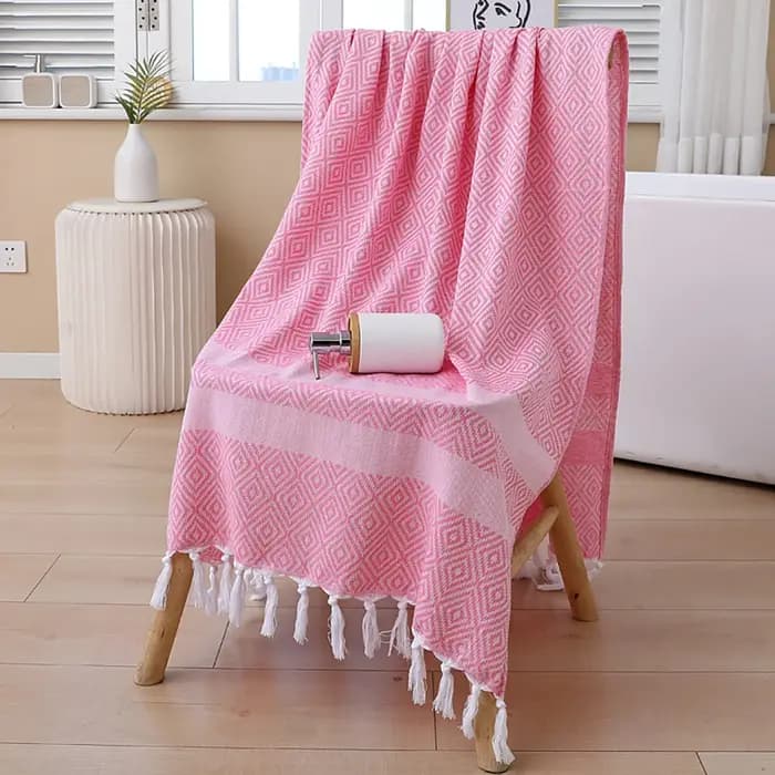 Grande couverture de serviette de plage turque
