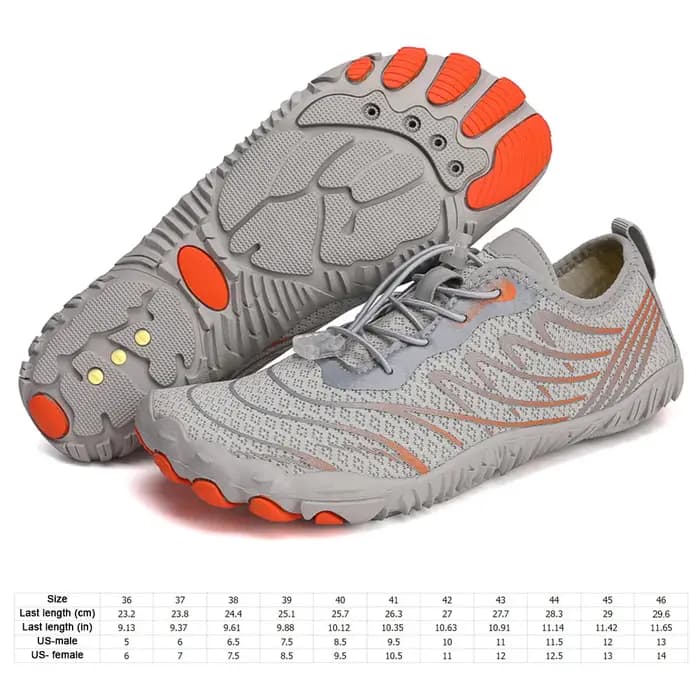 Aqua Shoes Chaussures de mise à la terre avec chaussures de mise à la terre en cuivre Chaussures d'eau unisexes à séchage rapide Chaussures légères pieds nus pour les sports nautiques