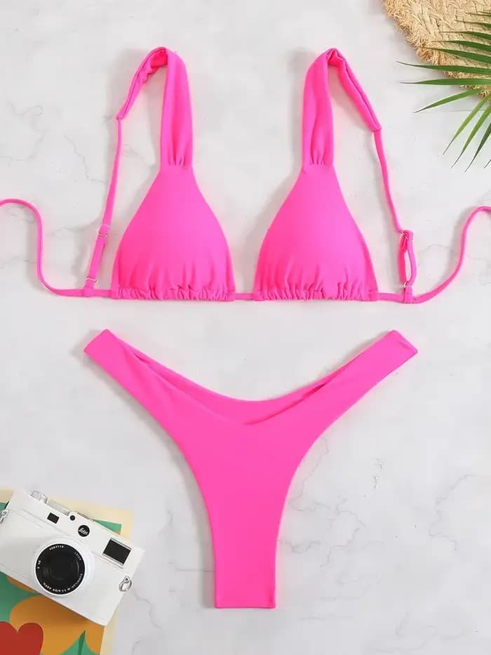 Maillot de bain micro bikini sexy 2026 pour femme, ensemble brésilien deux pièces, tenue de plage