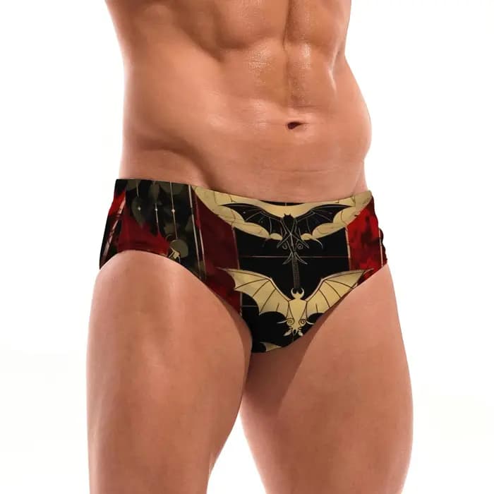 Maillot de bain triangle rétro pour homme