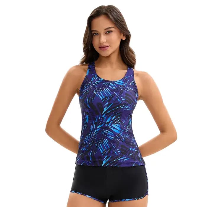 Maillots de bain tankini deux pièces pour femmes