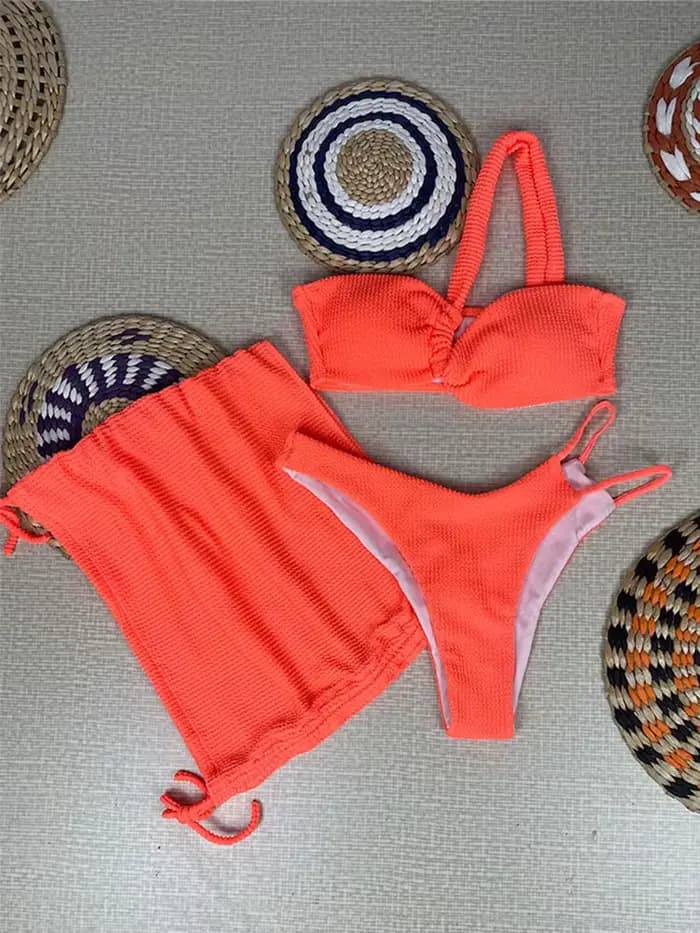Maillot de bain sexy 3 pièces pour femmes