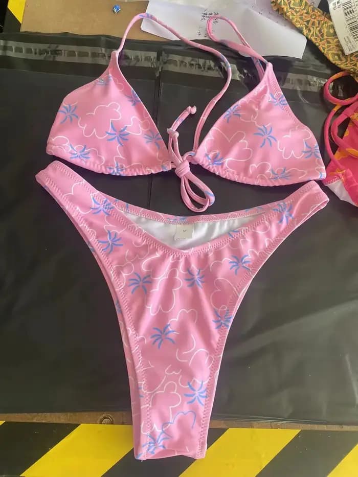 Maillot de bain coupe triangle fendu, maillot de bain 600, bikini, nouveau, 2022