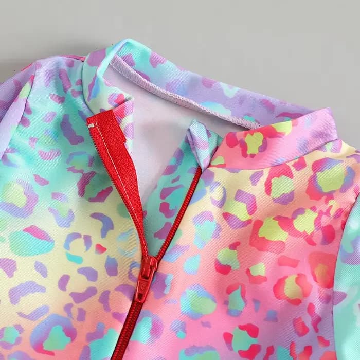 Maillot de bain une pièce avec chapeau de soleil pour petites filles de 1 à 2 3 4 5 6 ans