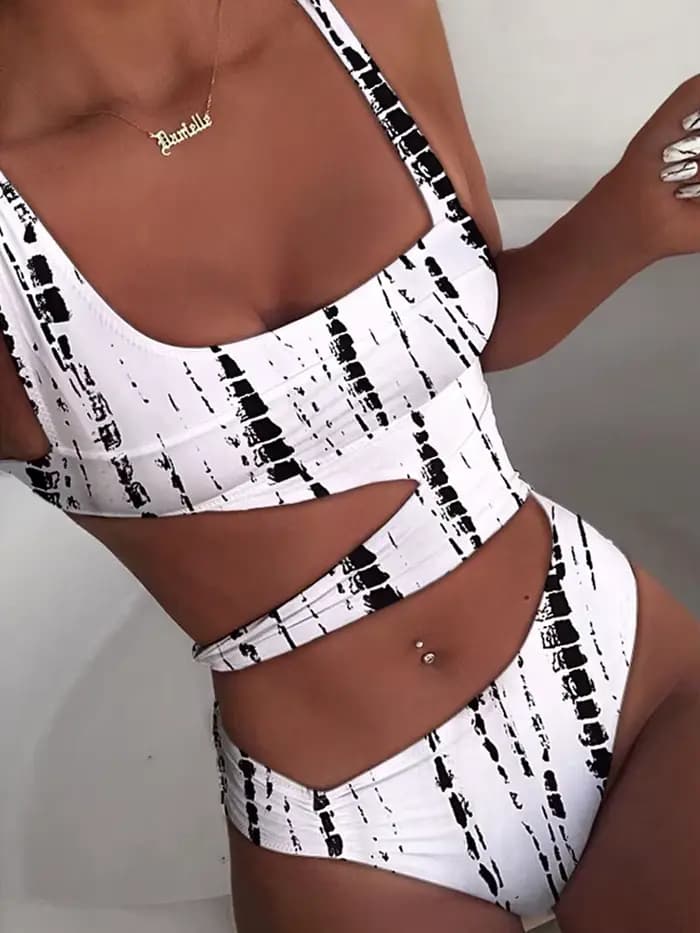 Maillot de bain une pièce coupe sexy pour femme