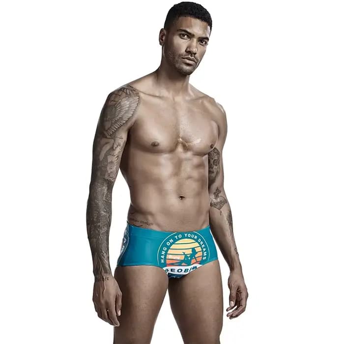 Maillot de bain sexy pour homme, slip de plage, bikini imbibé