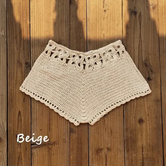 Boring Honey Fashion Nouveau bas de bikini en crochet fait main sexy pour femme