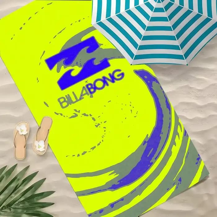 B-Billabong Anime Serviette de plage en polyester, serviette de bain à séchage rapide, sans sable, pour l'été, la piscine, les voyages et les vacances