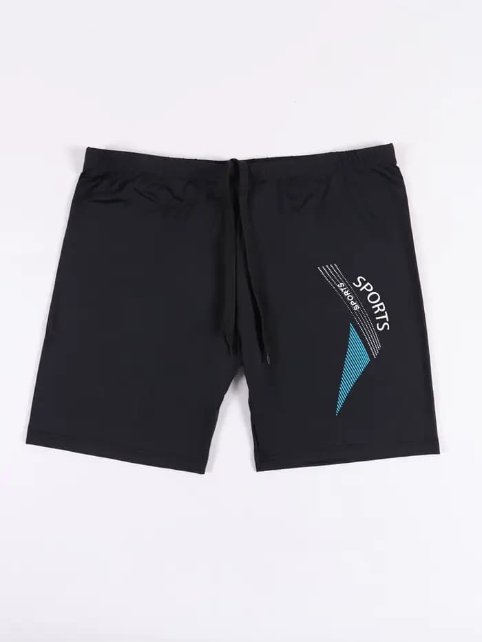 Shorts de bain pour hommes avec imprimés sportifs