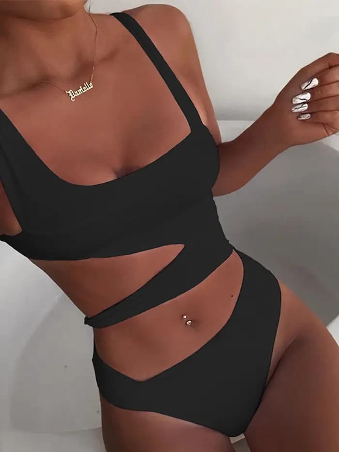 Maillot de bain une pièce coupe sexy pour femme