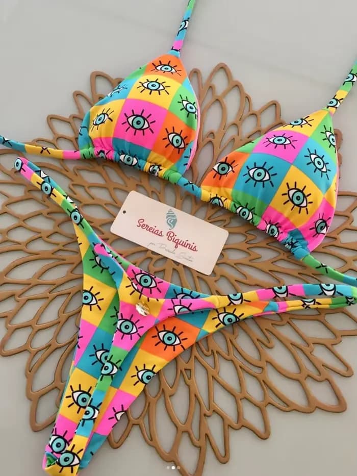 Maillot de bain push-up 2026 sexy pour femme, ensemble micro bikini bandeau, tenue de plage imprimée