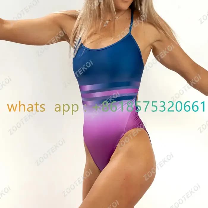 Maillot de bain de sport Sexy compétitif, une pièce, entraînement fonctionnel, body, Triathlon, plongée, surf, course, confort, Bikini