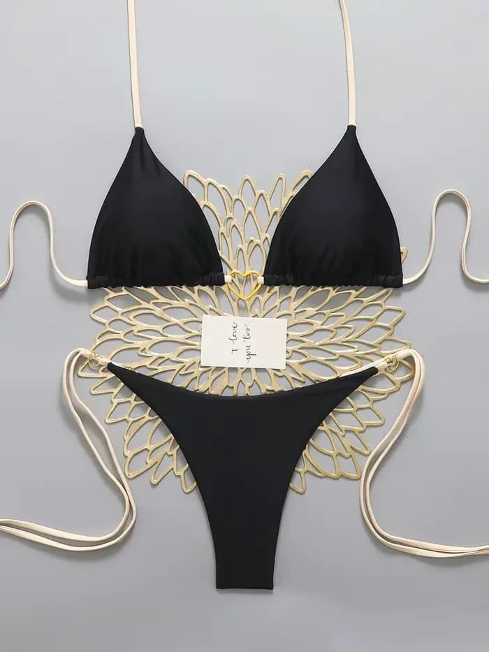 Micro Bikinis Push Up femmes maillots de bain 2026 Sexy maillots de bain brésilien Bikini ensemble String Biquini solide maillot de bain été maillots de bain