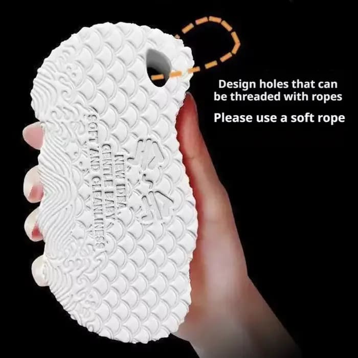 Nouvelle éponge de bain 3D pour enfants 2026 – Éponge exfoliante pour le corps, masseur pour éliminer les peaux mortes, brosses de douche nettoyantes, éponge exfoliante innovante