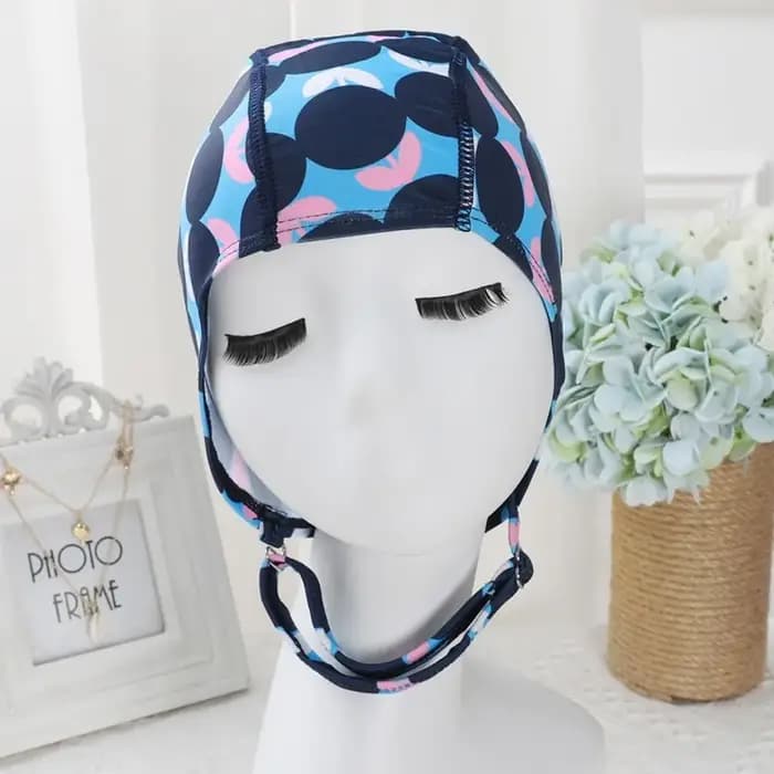 Bonnet de bain réglable pour femmes, protection des oreilles, taille libre, Turban en Nylon, pour sport aquatique