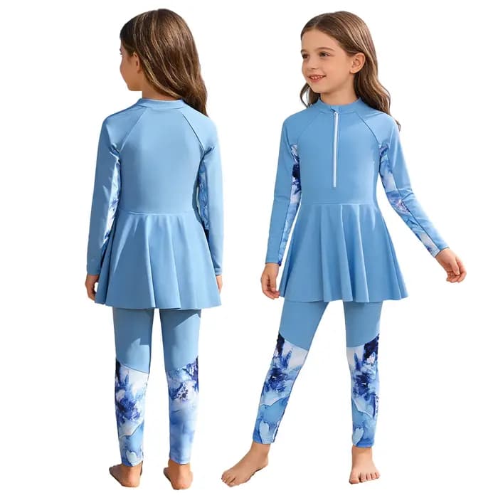 Maillot de bain trois pièces pour filles