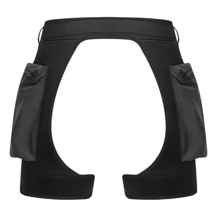 Short de bain unisexe ajustable à fermeture auto-agrippante, avec grandes poches zippées, pour plongée sous-marine, extensible
