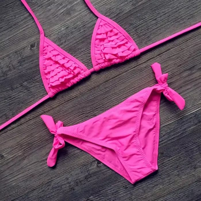Maillot de bain 2 pièces pour filles, ensemble bikini pour enfants