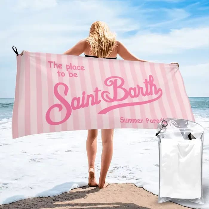 S-Saint-B-Barth Serviette de plage poncho