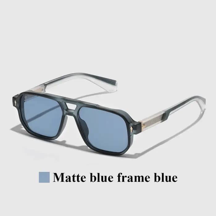 Lunettes de soleil rétro 2026 à monture transparente pour hommes et femmes