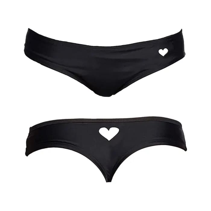 Maillot de bain sexy en forme de cœur pour femme, culotte tanga, bikini brésilien, culotte tanga, so