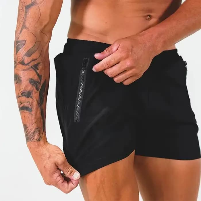 Maillot de bain pour hommes avec poches zippées