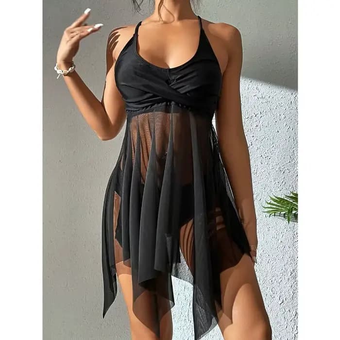 Ensemble Tankini Deux Pièces Femme Maillot de Bain Sportif de Plage Tenue de Natation Piscine 2026
