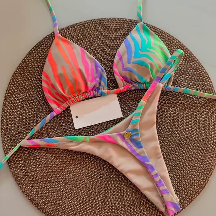 Micro Bikinis 2026 Maillot de bain femme Nouveau maillot de bain sexy Ensemble bikini halter Biquini