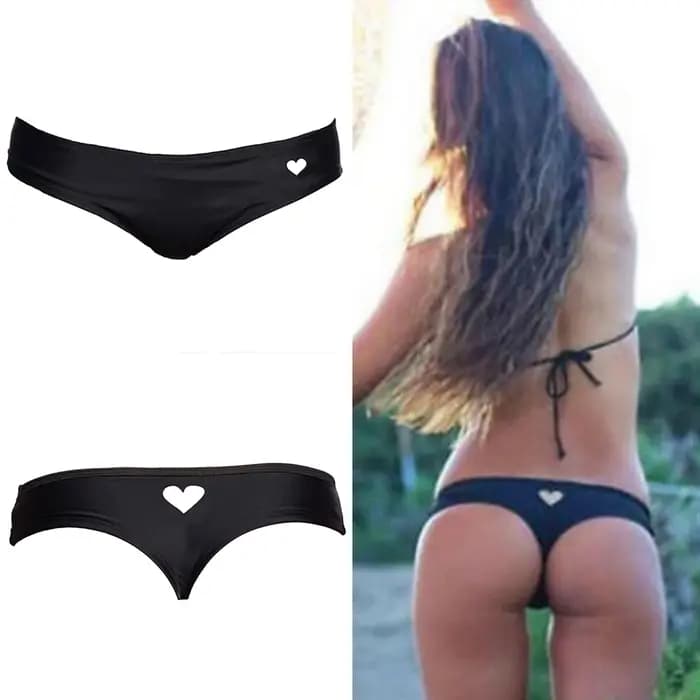 Maillot de bain sexy en forme de cœur pour femme
