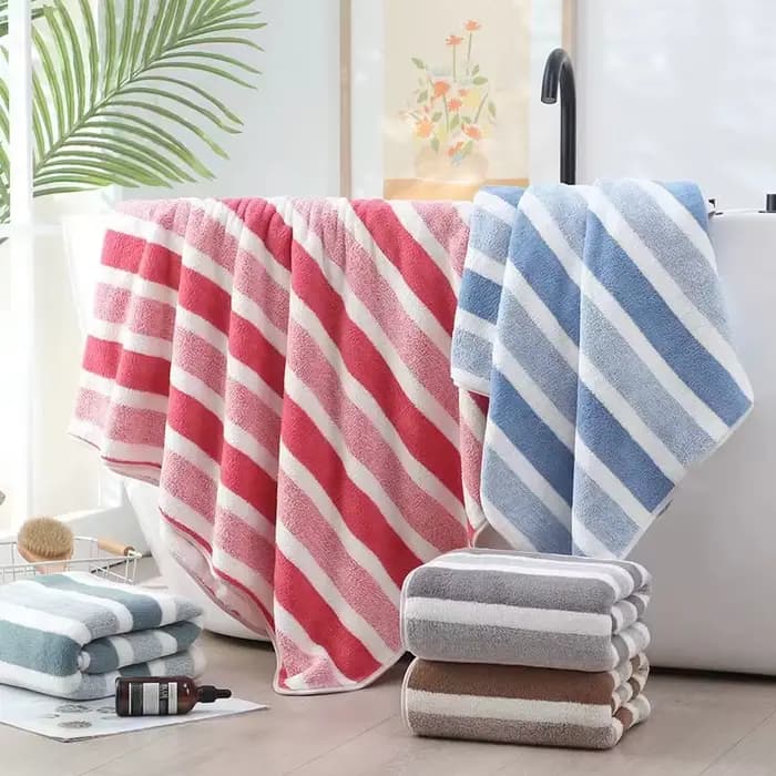 Serviette de bain absorbante pour adultes, 70x140cm, épaisse, douce, à séchage rapide, pour salon de beauté, serviette de bain confortable pour la maison, grandes serviettes pour couple