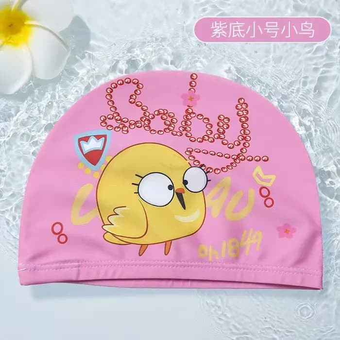 Enfant enfants bonnet de bain mignon dessin animé tissu