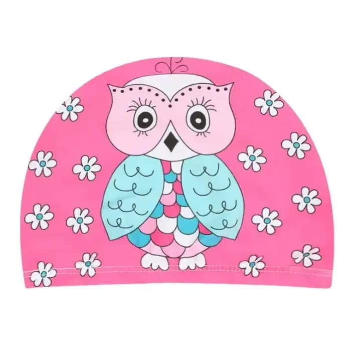 Bonnet de natation en tissu élastique pour enfants