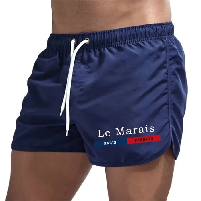 Short de bain décontracté pour homme 2026 – Caleçon de plage, pantalon de natation et de sport à séchage rapide, respirant, avec cordon de serrage, pour le surf et le quotidien