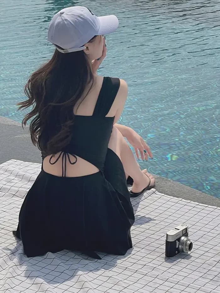 Nouveau maillot de bain une pièce pour femmes
