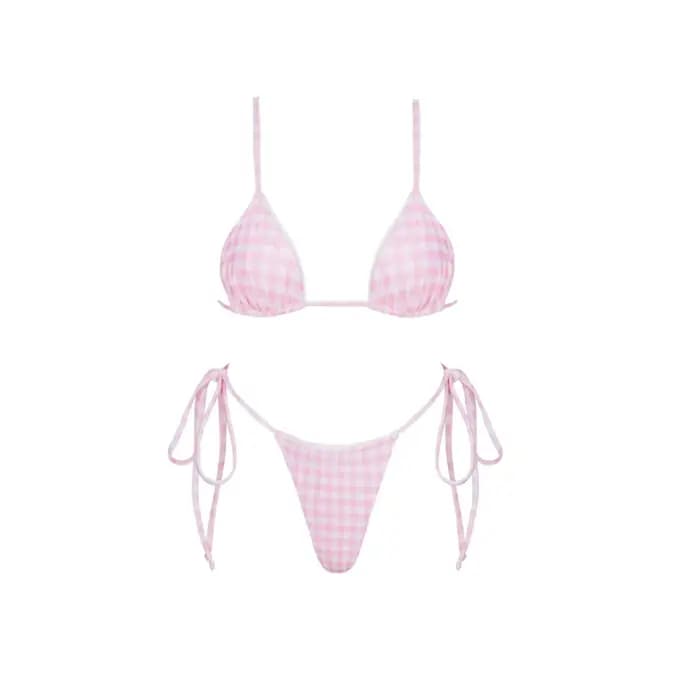 Ensemble de bikini sexy 2026 taille haute imprimé doré pour femme